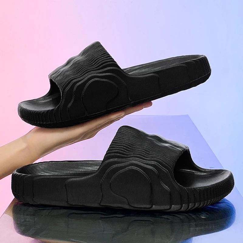 Nuevas zapatillas de deporte de verano para mujeres y hombres, sandalias deportivas Unisex con plataforma inferior gruesa, sandalias deportivas suaves con huecos de EVA, zapatos de playa informales