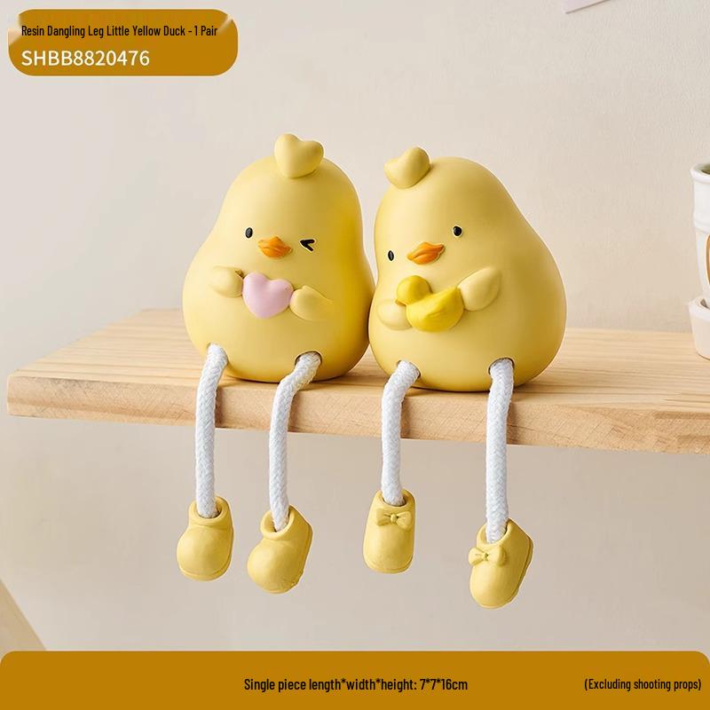 Dangle Leg Doll Ornament for Home or Children's Room Decor