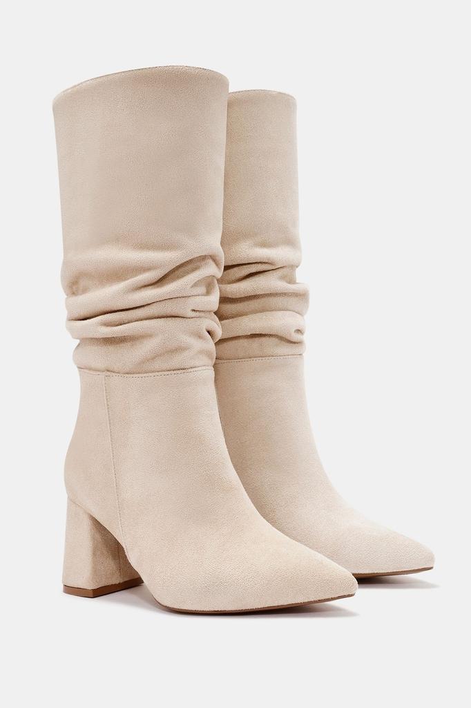 Women Modern Stylish Fashion Boots Boots Luna Mink High Heel Boots