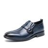 Retro Elegant Men's Dress Shoes Fashion Brown Pointed Toe Shoes Leather Casual Business Shoes for Men Zapatos De Vestir Hombre
