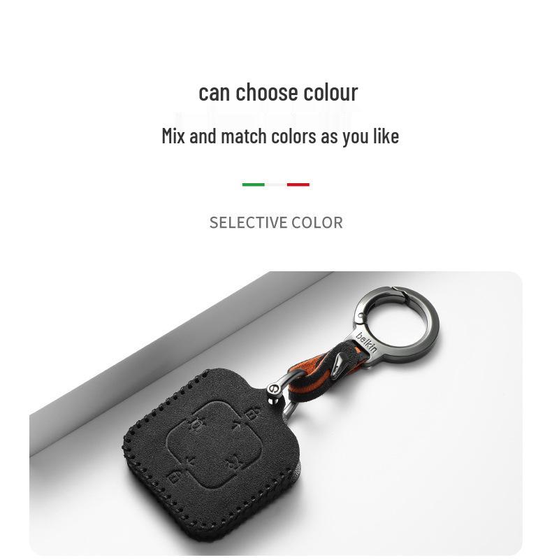 High-Quality Suede Key Case and Keychain for Zeekr 001/007/X/7X Bluetooth Models