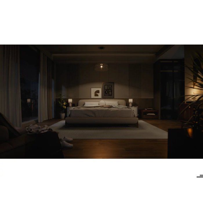 Pack 4 Ampoules LED connectées - PHILIPS HUE - White Ambiance A60 - E27 - 810 lm - Blanc variable