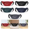 Men Fanny Pack Waist Bag Zipper Supplies Adjustable Strap Casual Shoulder Bag for Running Cycling Workout Outdoor Sports Travel