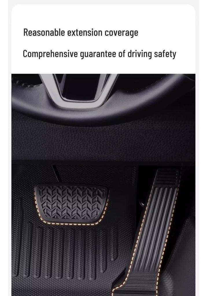 Seven-Seater TPE Waterproof & Dirt-Proof Floor Mats for Buick GL8 652T