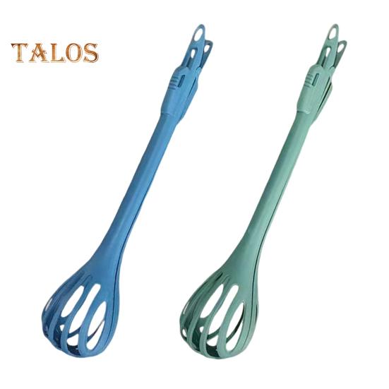 

Багатофункціональні кухонні щипці Віночок для яєць Кліпса для їжі Віночок для приготування їжі Змішування Салатниця Міксер для тіста Кліпса для хліба Ручний блендер 2-в-1 Ложка для захоплення зелений/синій