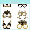 New Year Party 3d Paper Glasses Hat Photo Prop For Festive Decorations