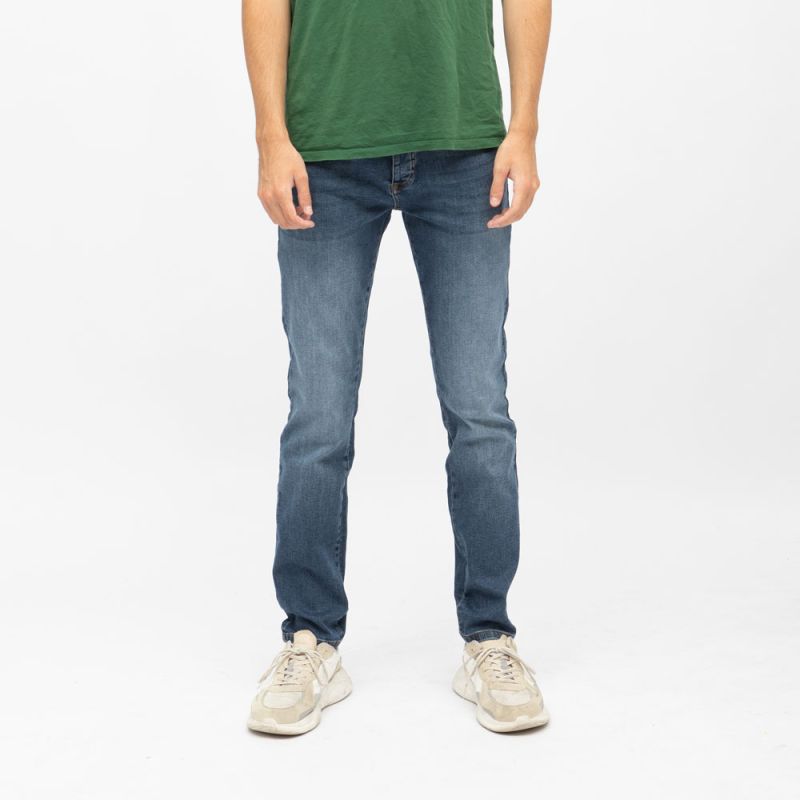 Jean jackson denim coton Homme BILL TORNADE