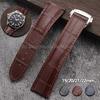 19mm 20mm 21mm 22mm Cowhide Leather Watch Strap for Omega Seamaster Folding Buckle Wrist Band Men Women Replacement Bracelet