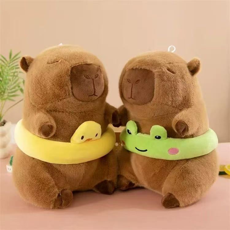 Cute Turtle Bag Capybara Doll Best Friend Doll Plush Toy Girl Birthday Gift