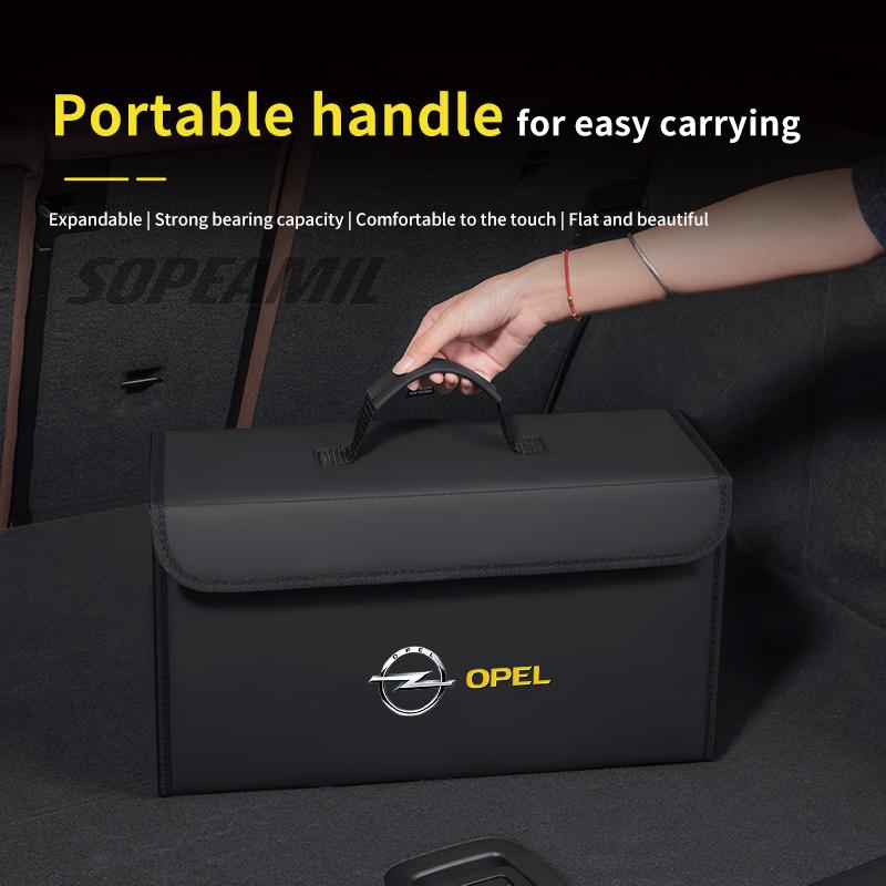 Car Trunk Organizer Box Tailbox Stowing Tidying Storage Bag For Opel OPCline ASTRA CORSA INSIGNIA MOKKA VECTRA ZAFIRA GTC Tigra