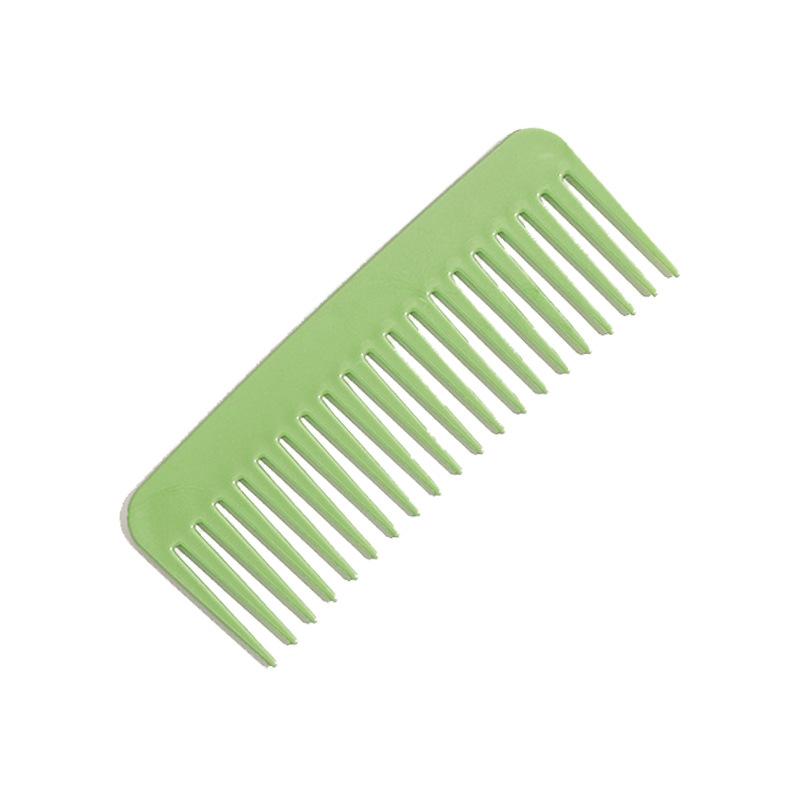 Kunststoff-Haarkämme mit breiten Zähnen, antistatische Massage-Haarbürste, Friseursalon, buntes Styling-Reisezubehör