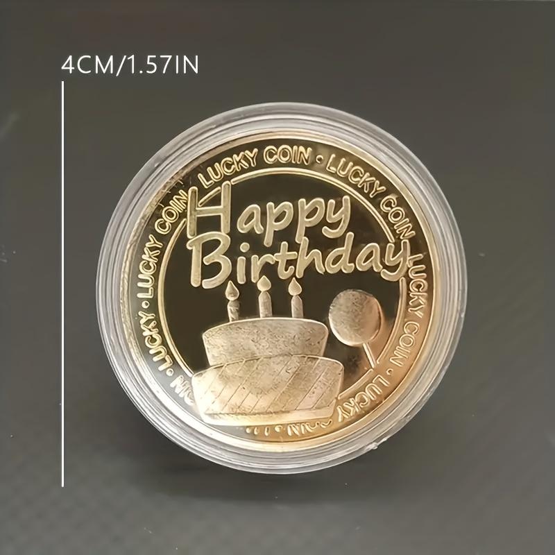 1pc Commemorative Medal, Festival Celebration, Lucky Coin, Happy Birthday Commemoration