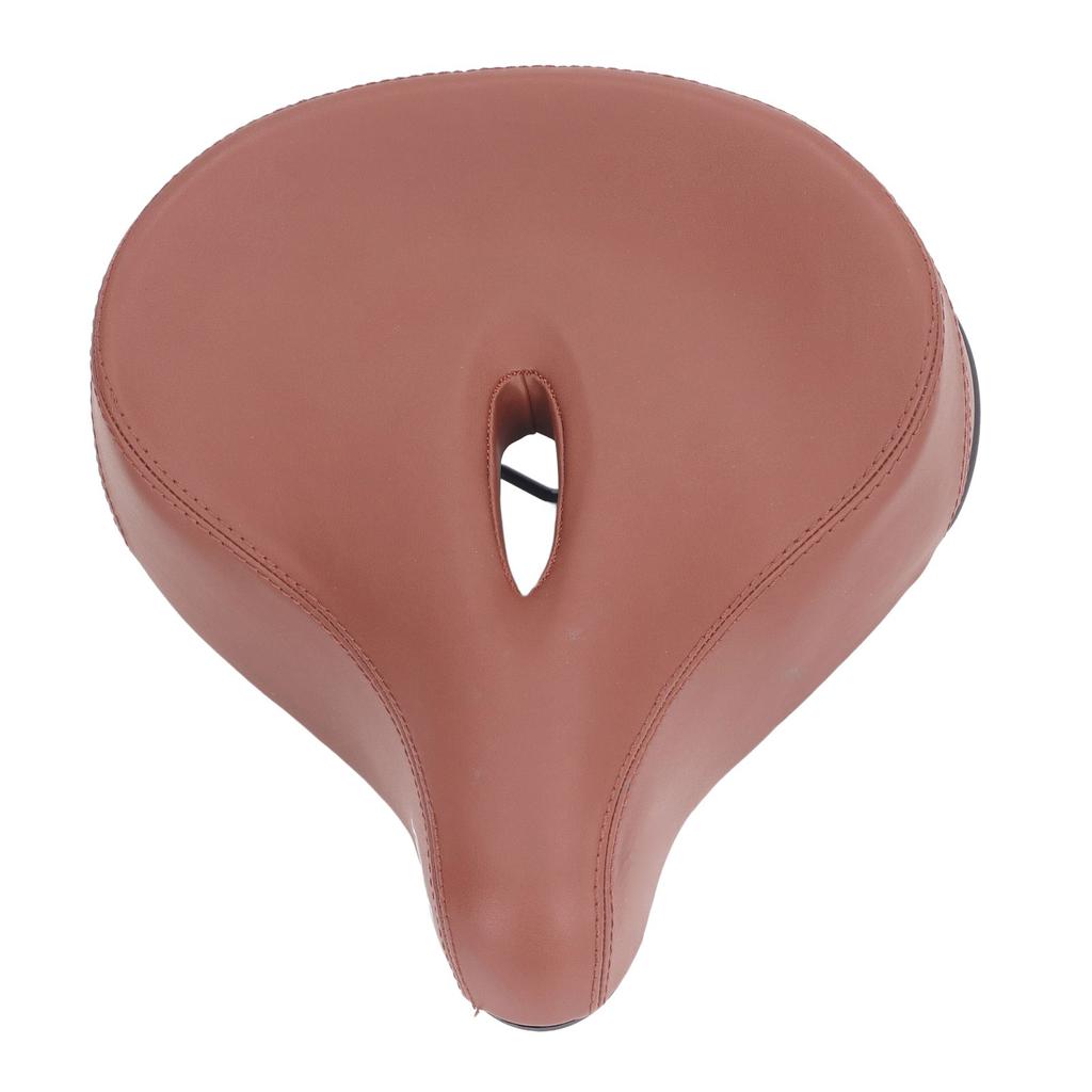 Comfortable Bike Seat for Women Men PVC Leather Shock Absorbing Foam Padded Bike Saddle Cushion Replacement for Mountain Road Bike