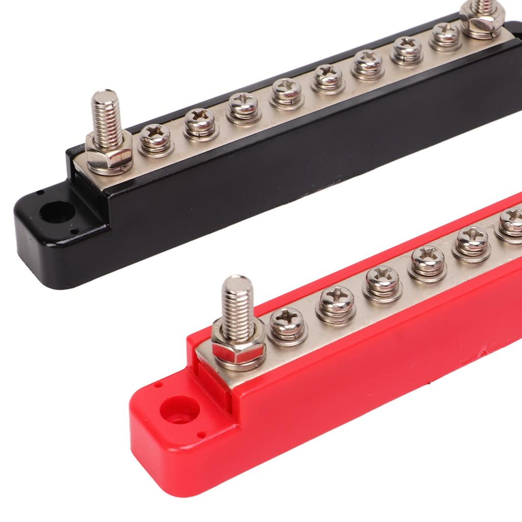 Busbar for ships, power distribution block for boats and vehicles