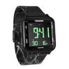 Digital Watch with Stainless Steel Strap, 10 ATM Water Resistant, SwimmingDiving Functions, Stopwatch, Chronograph, Alarm Clock, Calendar, Switchable