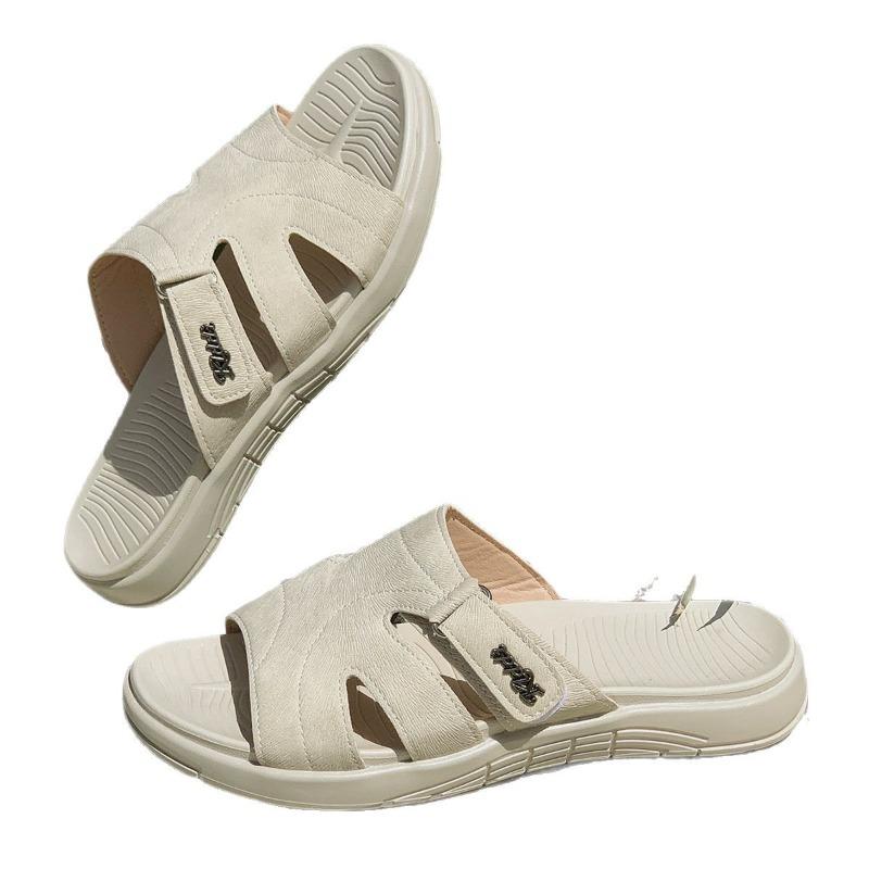 Women’s Retro Open-Toe Platform Slide Sandals Soft Summer Shoes