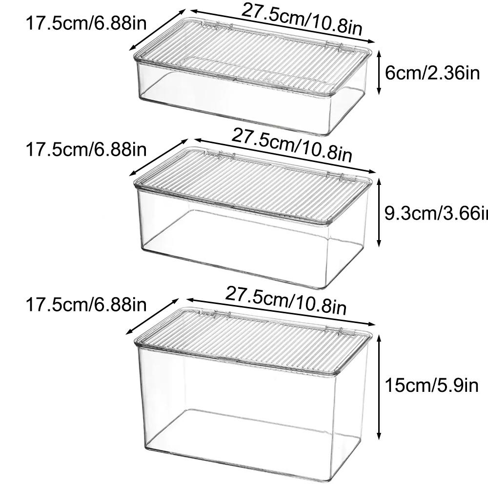 1 For Household Cosmetics Storage Box, Desktop, Dresser Transparent Finishing Box, Mask, Makeup Brush, Powder Puff Storage Box