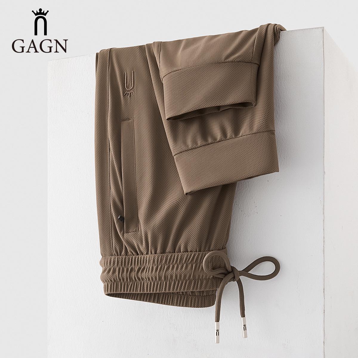 

GAGN Women s 2025 Summer Sun Protection Mesh Breathable Ice Silk Cool Sport Leggings L