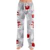Women's Christmas Print Casual Pants for Holiday Festive Wear