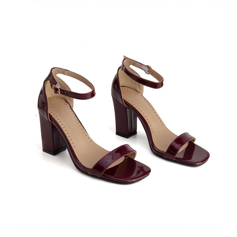 Sandales à talons hauts pour femmes été nouvelle collection sandales à plateforme à bout ouvert grande taille