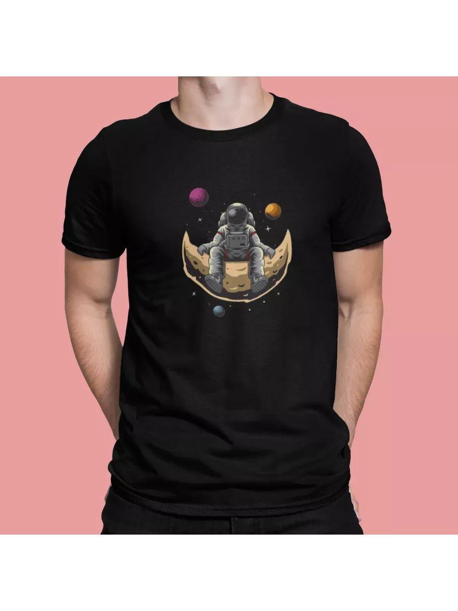 Astronaut print T-shirt XL