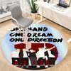 1pc One Direction Music Band Office Round Area Rug, Under Office Chairs Bedroom Living Room Home Decor  a1016294