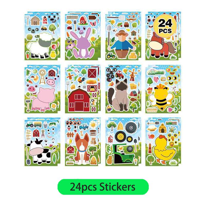 Farm Cartoon Animals Birthday Decoration Party Supplies Tableware Balloons Cup Plates Set Backdrop Banner Birthday Cake Deco Kit