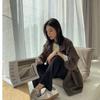 Spring Autumn Blazers Women Minimalist Solid Outwear Loose Elegant Retro Official Fashion High Street Feminine Comfortable Suit Student