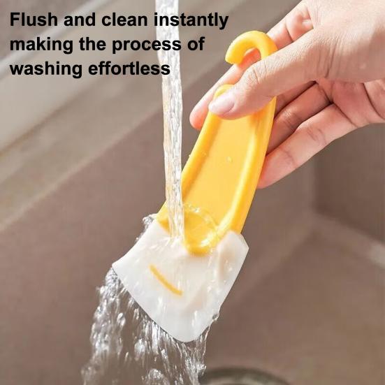 Silicone Pan Scraper Non-Stick Pot Pan Cleaning Tool for Cookware Flexible Scrapers