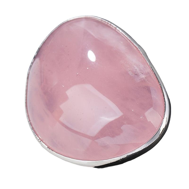 

Irregular Shaped Crystal Ring Smooth Polished Surfaces Finger Ring Unisex Accessory For Office Casual Outfits