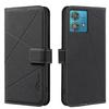 For Motorola Edge 40 Neo 5G Case BINFEN COLOR BF35 Geometry Imprinted Leather Phone Cover RFID Blocking Wallet Stand