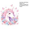 Yousheng Static Window Cling, Unicorn Pattern Wall Decal, Waterproof Removable No Glue Mark Glass Sticker, Ceramic Tiles Bedroom