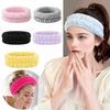 Skin Friendly Coral Fleece Women Headbands Elastic Non-slip Hair Holder Soft Wide Hair Hoop Makeup Dressing