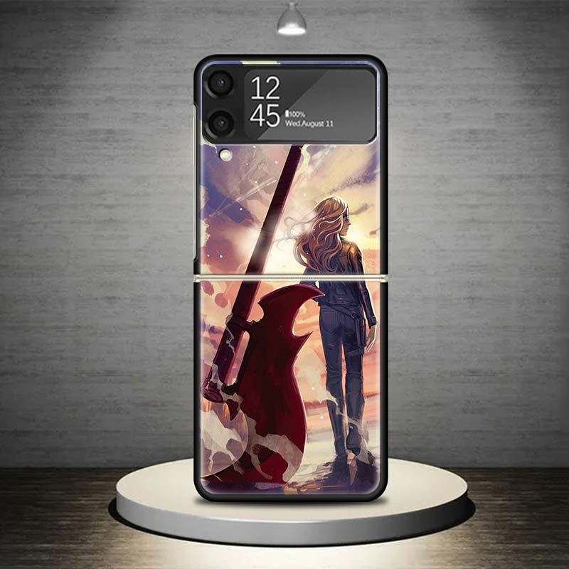 The Vampire Slayer Buffy Phone Case For Samsung Galaxy Z Flip 7 6 5 4 3 5G Shockproof Cover Z Flip7 Flip6 ZFlip5 Flip3 Flip4 Lux