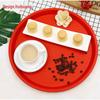 Huihuang Round Non-slip Plastic Serving Tray
