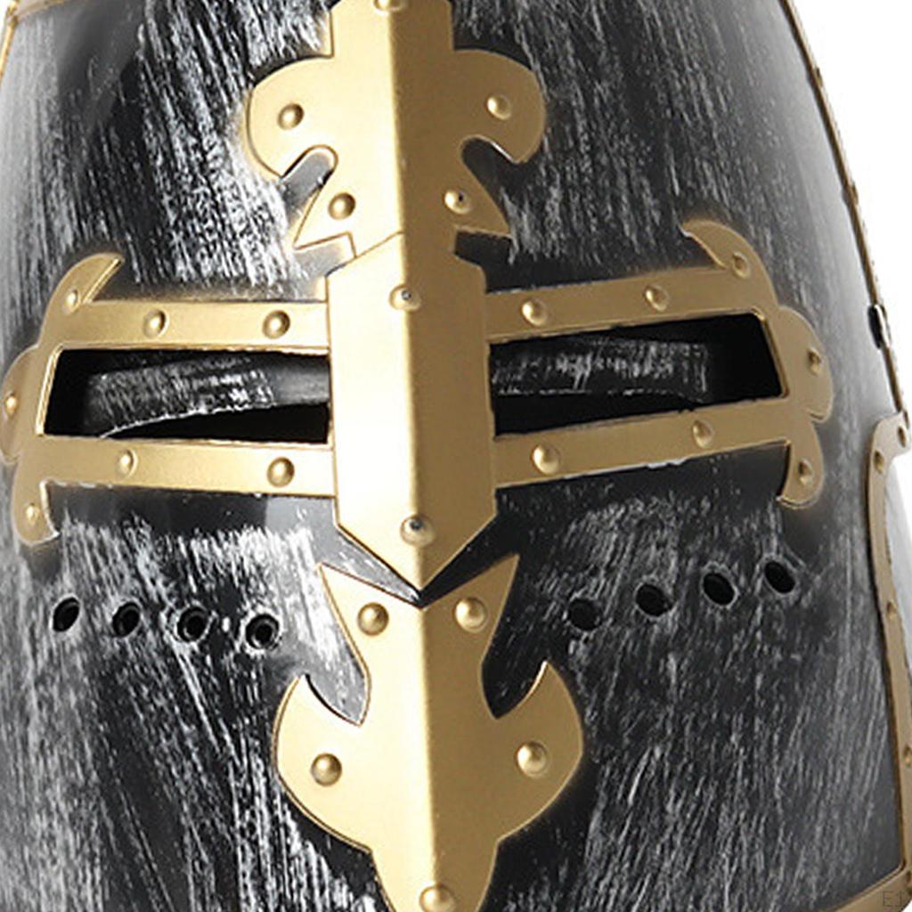 Samurai Helmet Greek Corinthian Ancient Costume Vintage Wearable Knight for Party