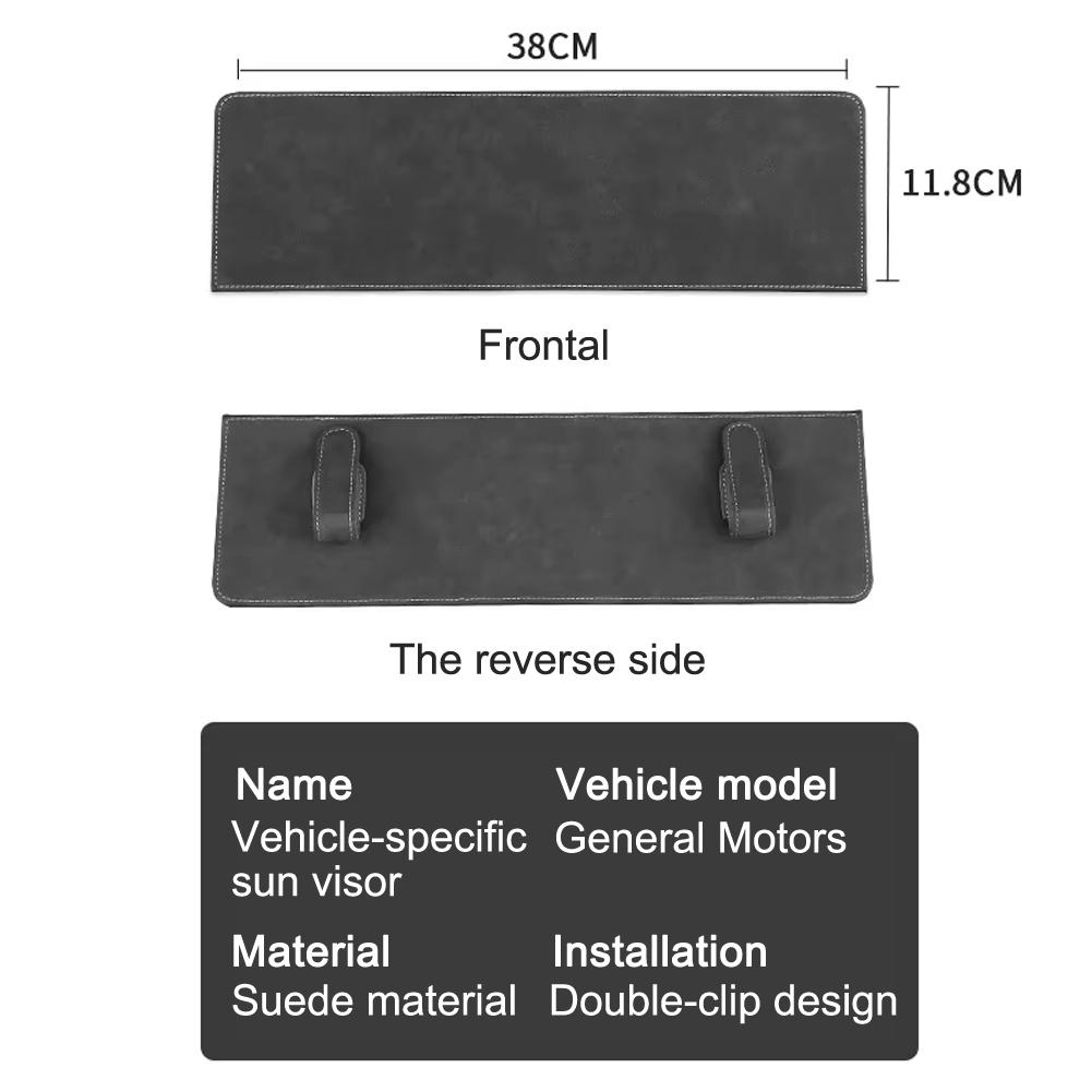 Easy Installation Anti Glare Extender Car Sun Visor Sunshine Occlusion