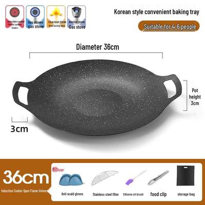 Abay Outdoor Non-stick Teppanyaki BBQ Grill Pan