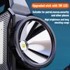 High Power Portable Solar Lanterns Solar+Type-C Charging Searchlight Outdoor Strong Light Flashlight Hand Lamp with COB Side Light Power Charging Bank