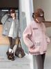 2025 Mädchen Rosa Langarm Stilvolle Herbstjacke