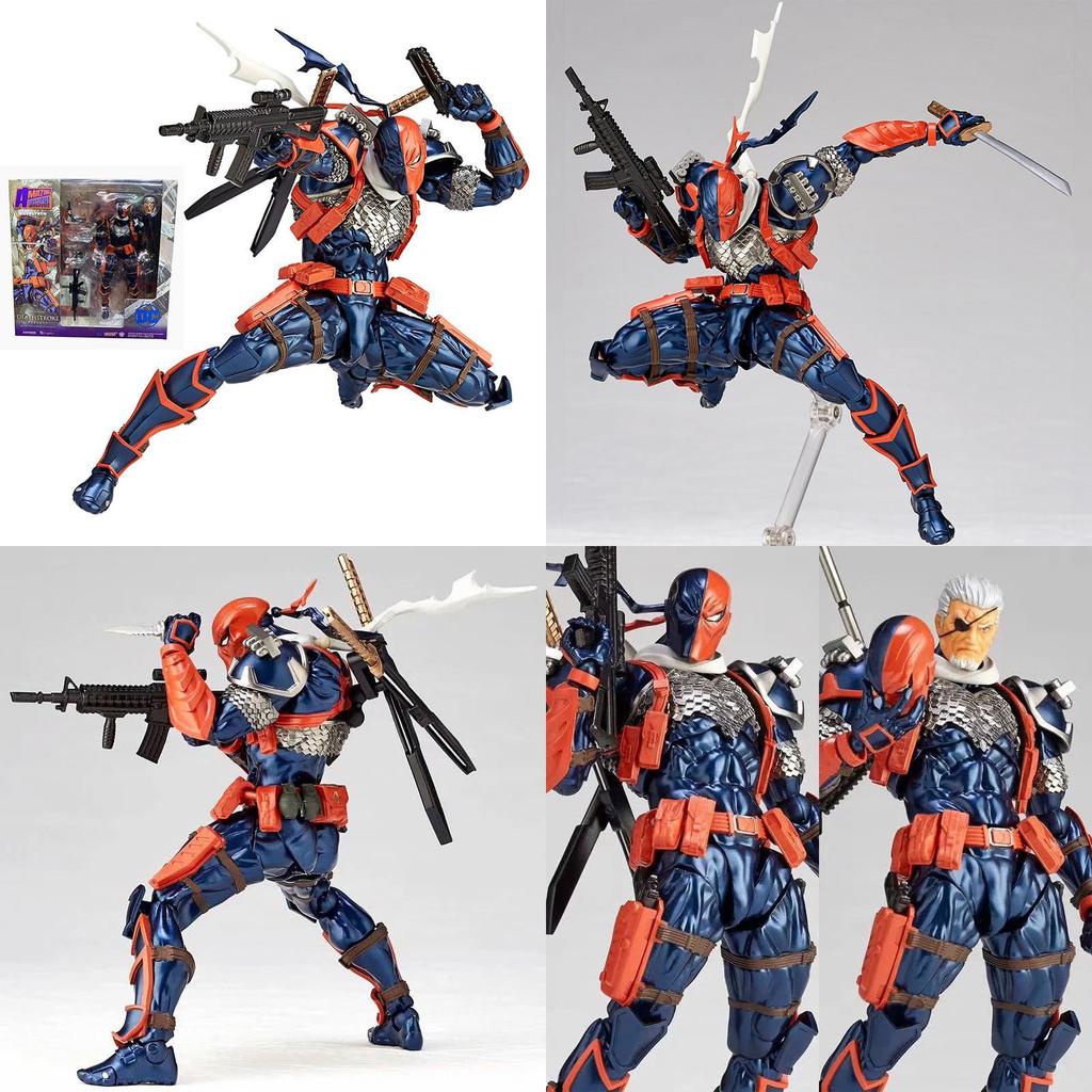 Revoltech Amazing Yamaguchi Deathstroke No011 Highly Detailed Pvc Action Figure Collectible Toy