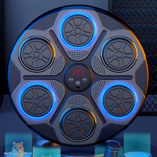 Music Boxing Machine Wall Mounted Smart Bluetooth-compatible Punching Target Pad Focus Agility