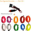 Flexible Neon Glow Car Light EL Wire LED Waterproof Rope DIY Car, Party, Room, Clothing Decoration, 1m, 2m, 3M, 4M, 5m