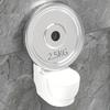 [Stylish Toilet] Wall-Mounted Toilet with Lid | Made of Metal And Plastic | Featuring a Rectangular Design | Suitable for Homes