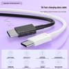 5A QC3.0 Fast Charging Cable for Samsung 45W, Note20/S24 - Dual Type-C 