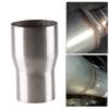 OD:2" 2.2'' 2.5'' 3'' Universal Stainless Steel Car Exhaust Reducer Connector Pipe Tube Adapter Intake Pipe Connection Joint