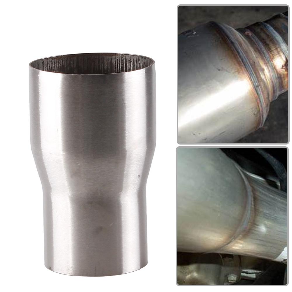 OD:2" 2.2'' 2.5'' 3'' Universal Stainless Steel Car Exhaust Reducer Connector Pipe Tube Adapter Intake Pipe Connection Joint