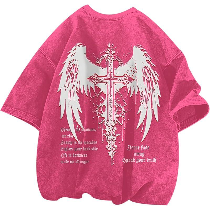 Mengvintagewear Cotton Grungespunkstrtreethi230Sforogoth Straight Tube M розовый