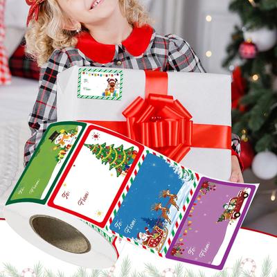 Christmas Stickers For Crafts 400-piece Merry Christmas Stickers For Scrapbooking Festive Decoration Labels For Crafts Envelope