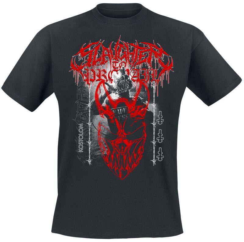 Russian Hardcore SLAUGHTER TO PREVAIL Rock Music Art Style Summer Casual Tshirt Unisexs and Womens Luxury Brand